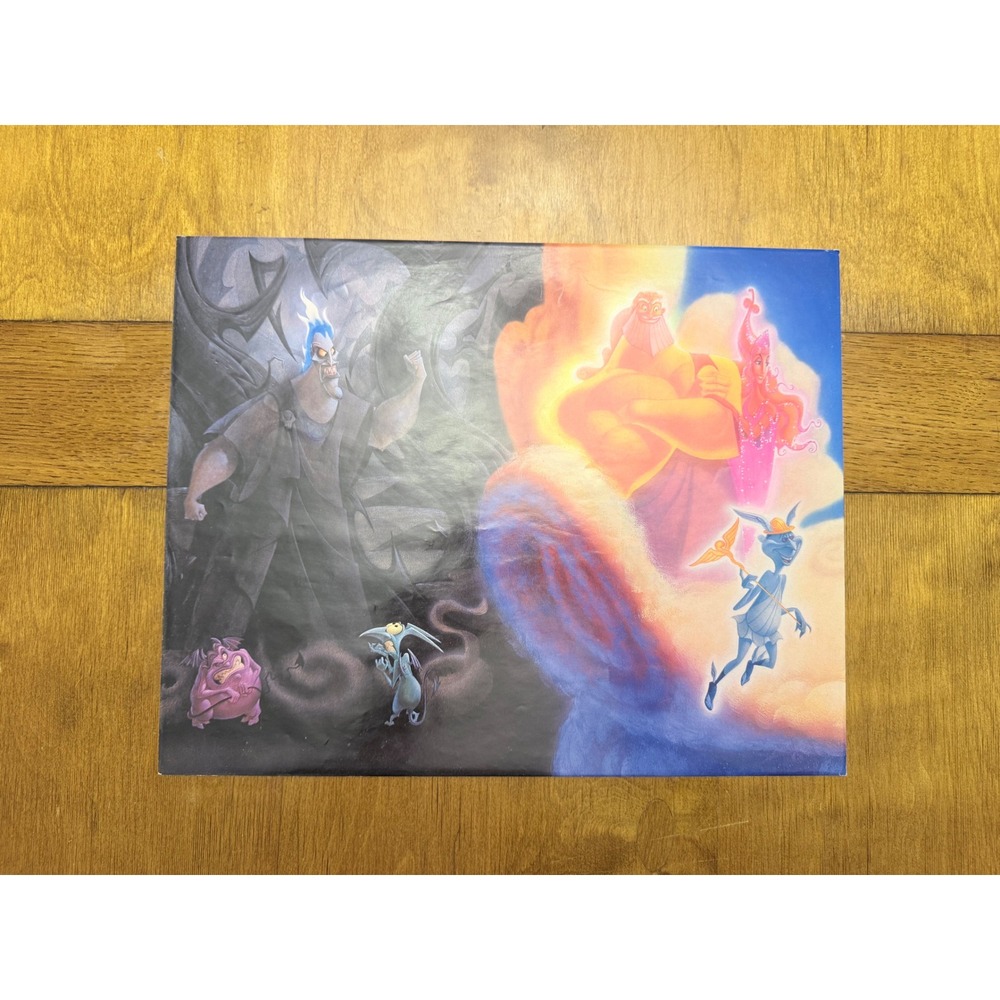 Disney Hercules Lithograph Set 2 Pegasus Hades Zeus Megara Phil Matted Art Print